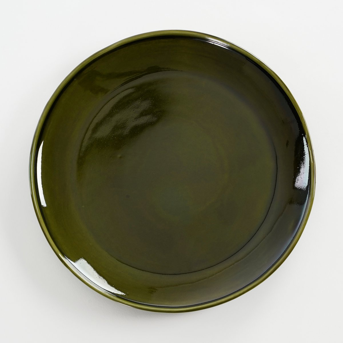 Rhea dinerbord - Ø28 cm - Keramiek - Groen