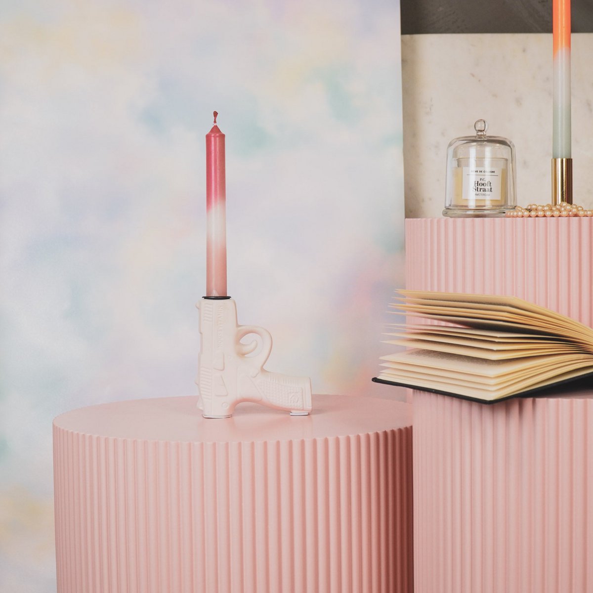 Taps - dipdye - was - roze/wit/roze - S4