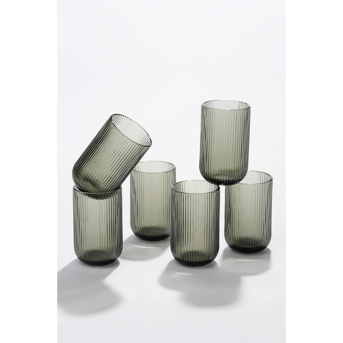 Merlot Drinkglas - 400 ml - Glas -Grijs