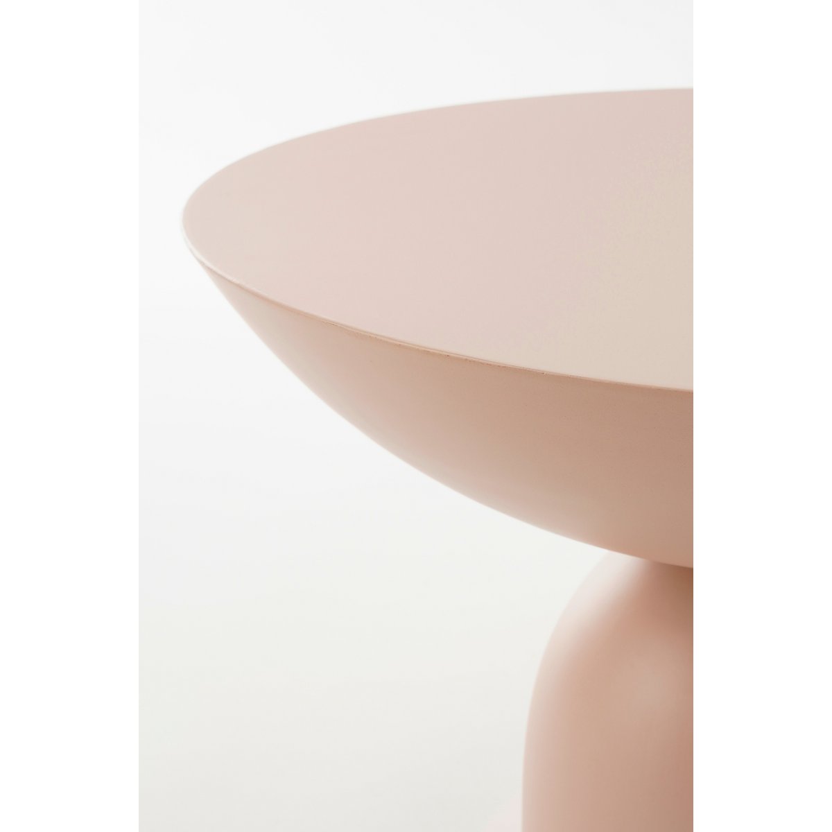 Celise Side Table - H28 x Ø47 cm - Light Pink