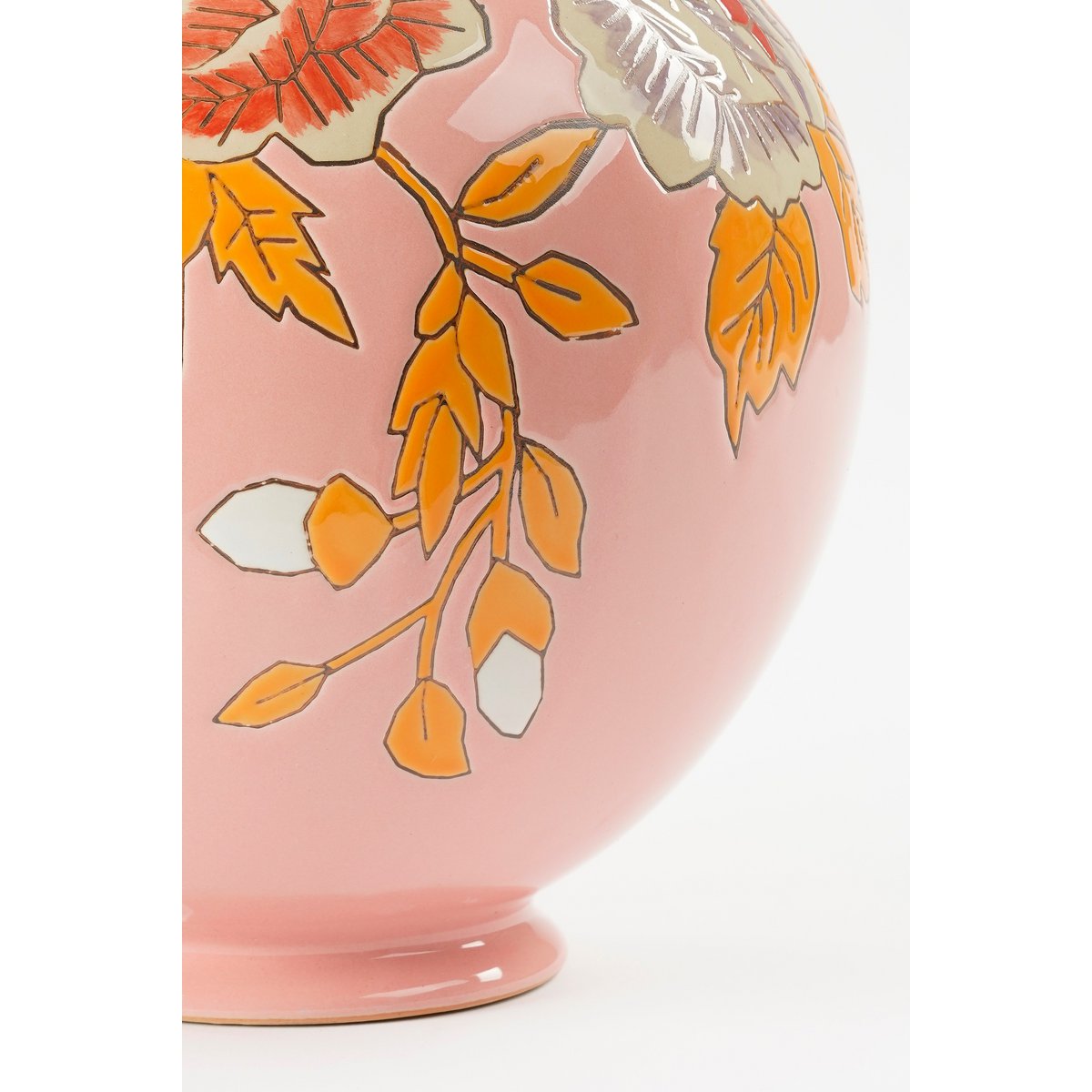 Eloise vase - H36 x Ø22 cm - Ceramic - Pink