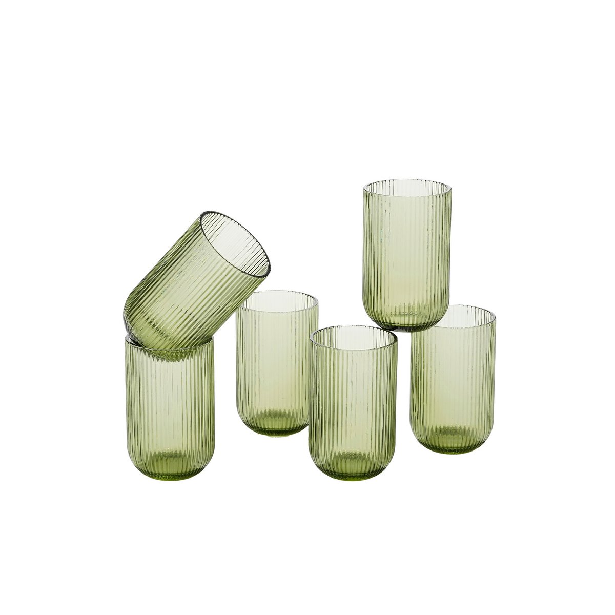 Merlot Drinking Glass - 400 ml - Glass - Light Green