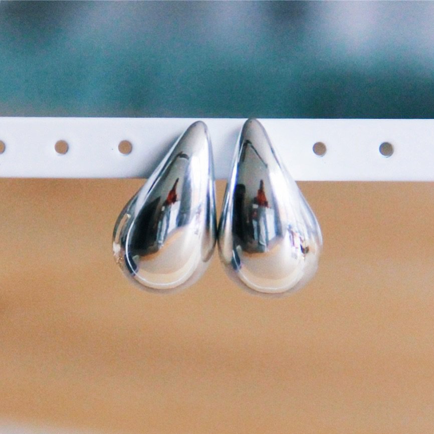 Druppeloorbel – zilver
