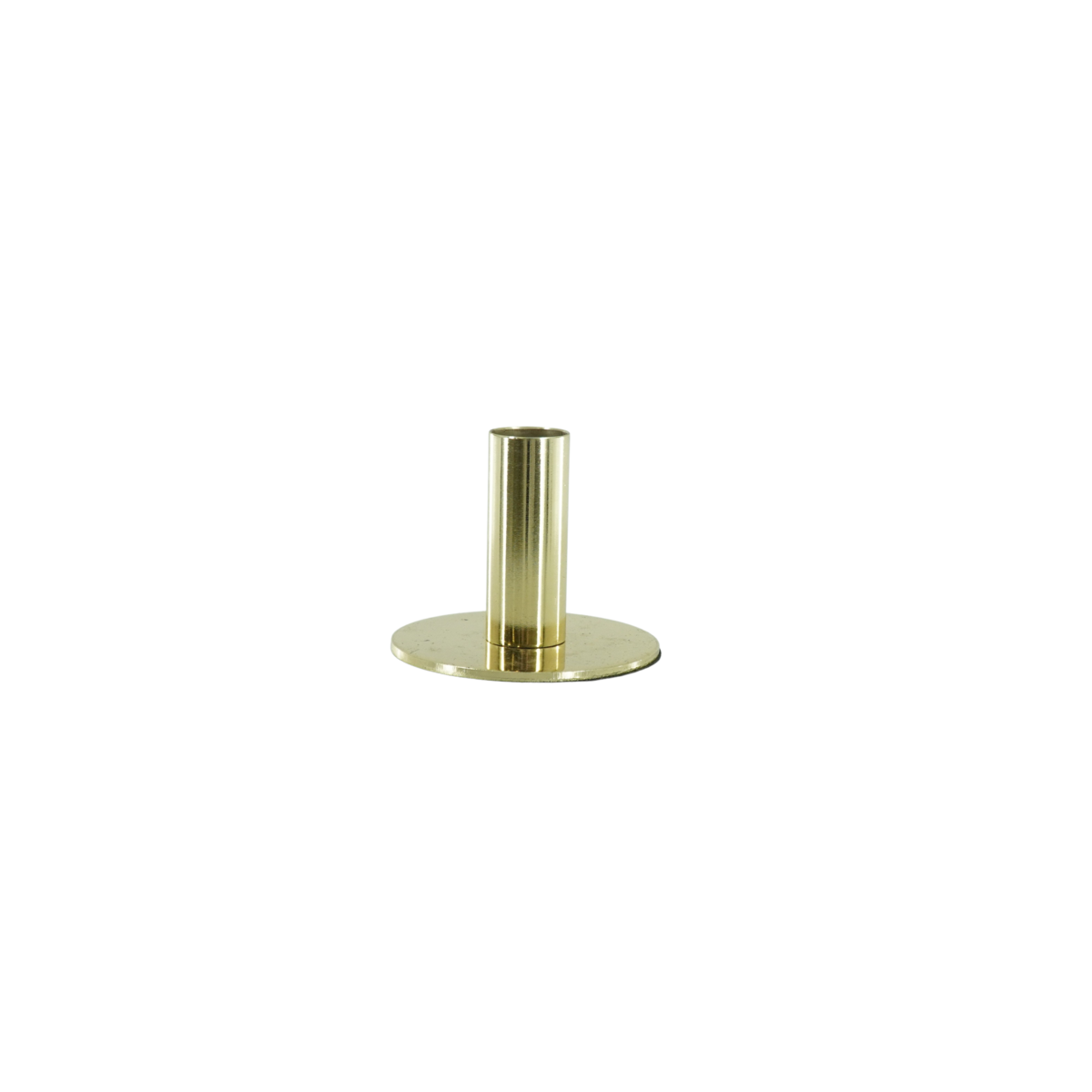 Candlestick - Base - metal - gold - 8x8x6.5 cm