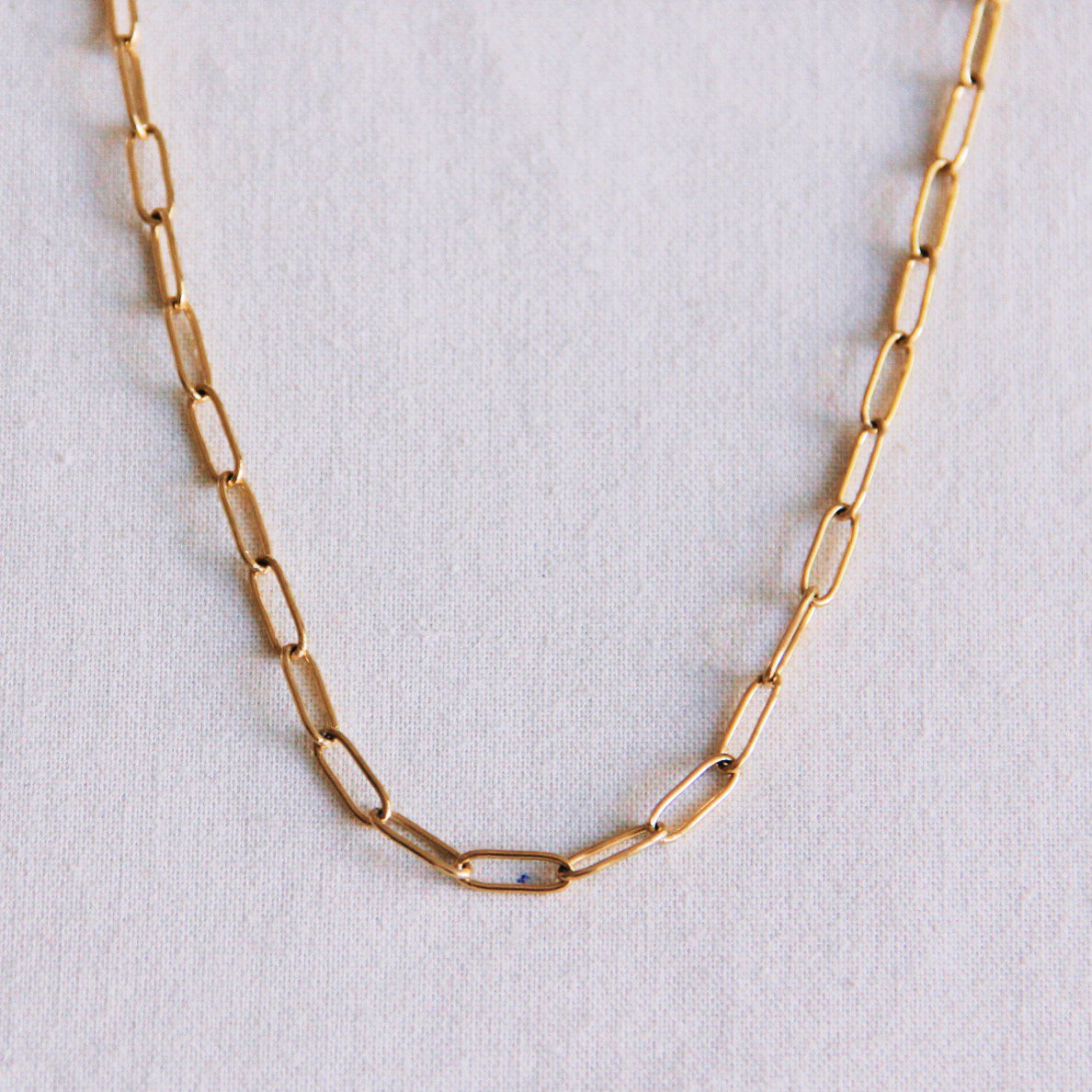 Ketting schakel - goud