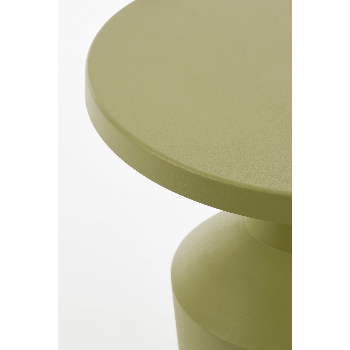 Feroza Side table - H41 x Ø34 cm - Light green