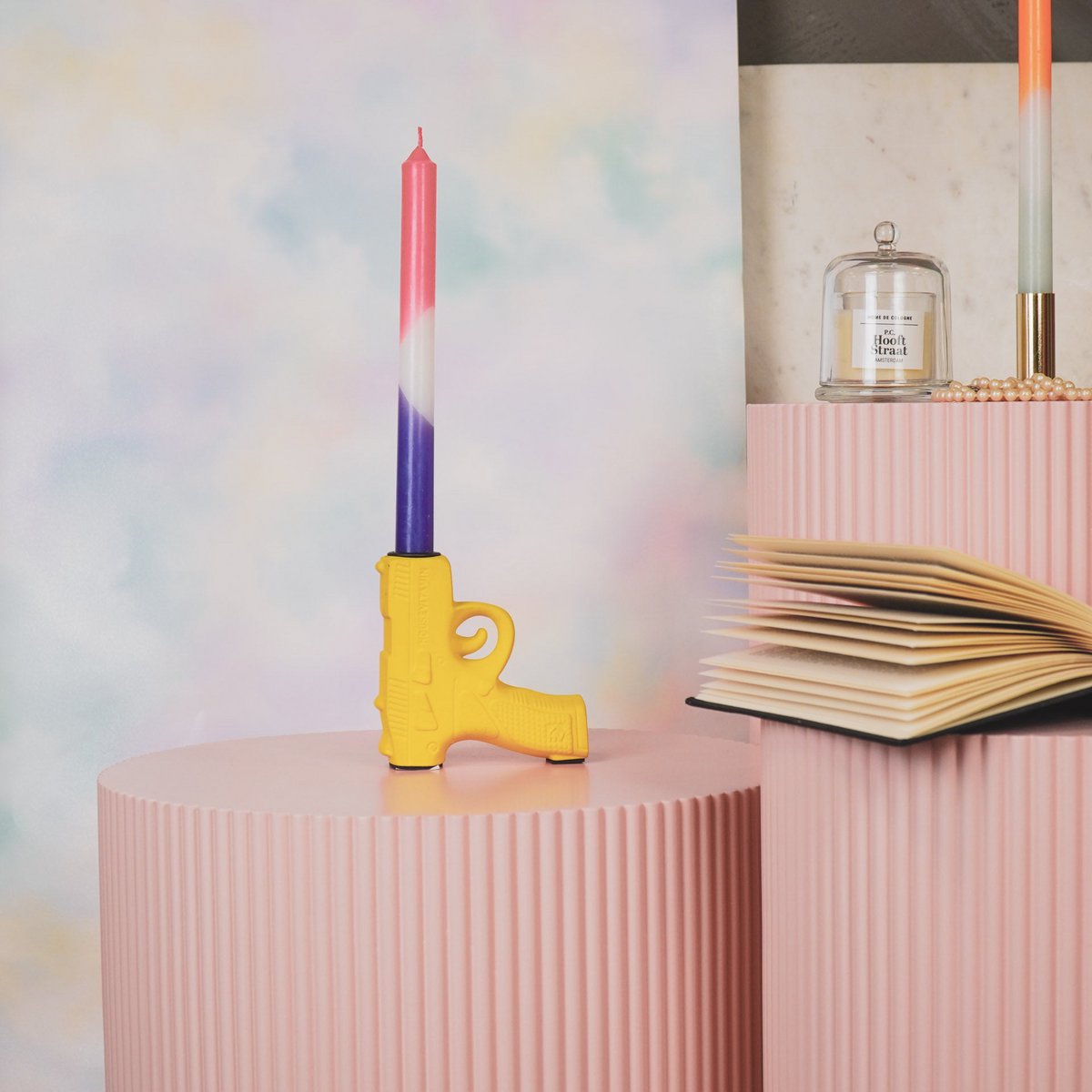 Taps - dipdye - was - roze/wit/paars - S4
