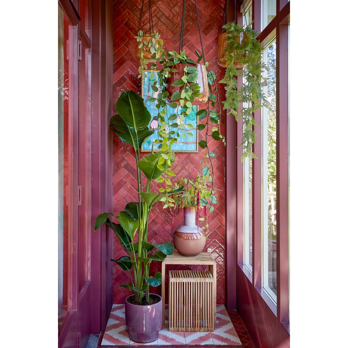 Holm Vase - H42 x Ø29 cm - Ceramic - Terra