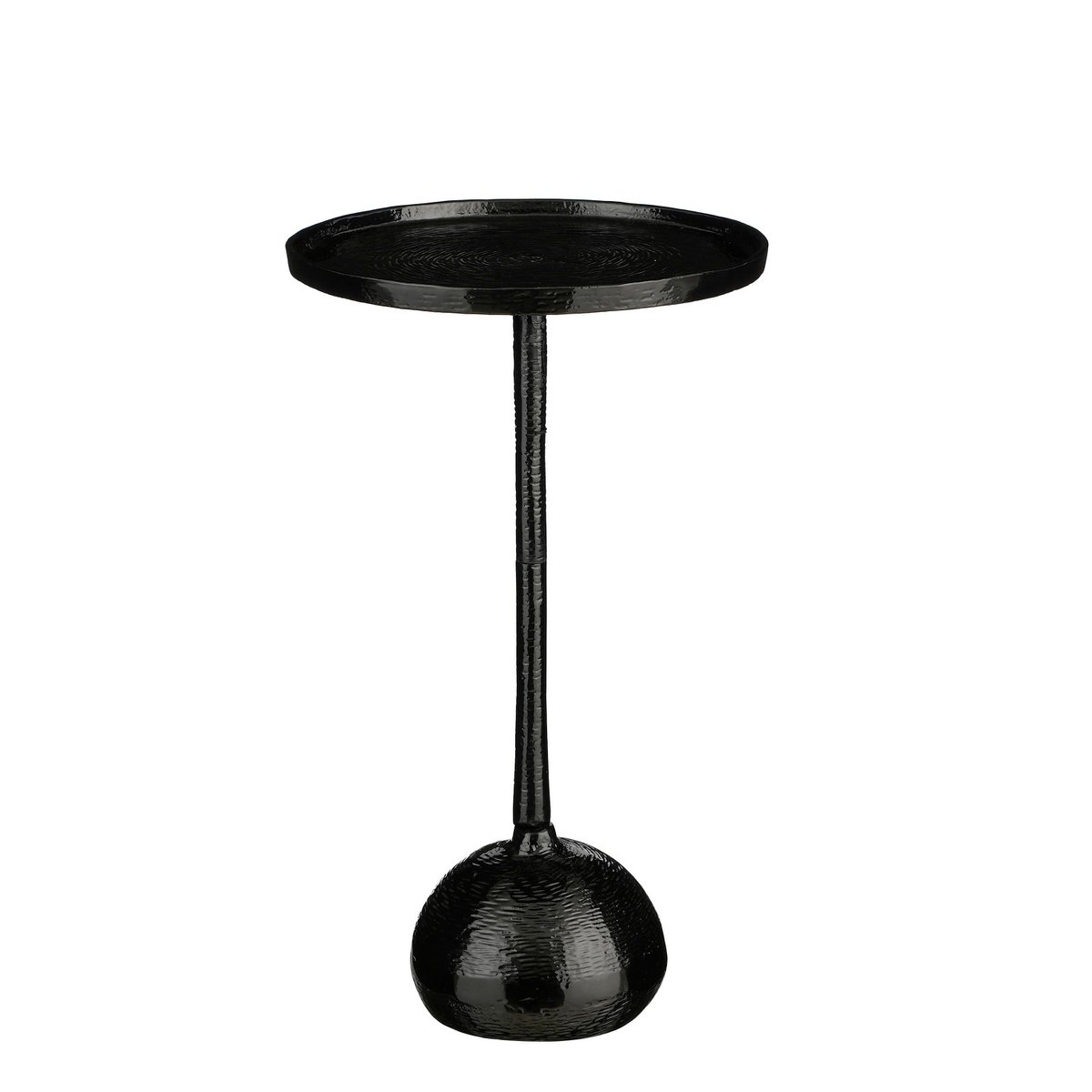 Colin Side table - H58 x Ø34 cm - Black