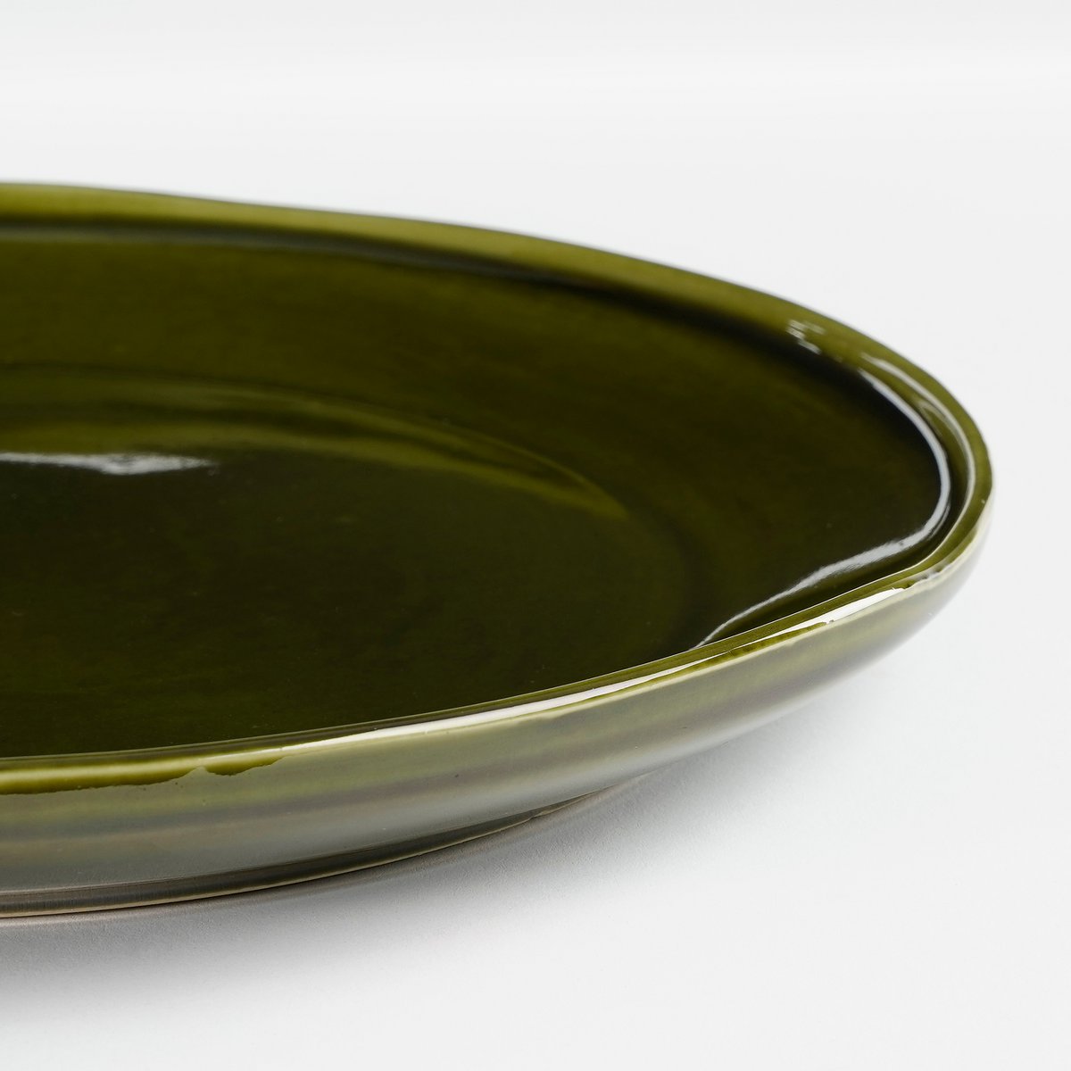 Rhea dinerbord - Ø28 cm - Keramiek - Groen