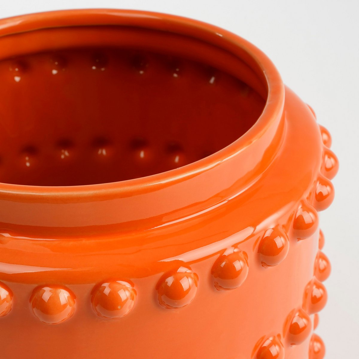 Boaz Bloempot - H19 x Ø22 cm - Oranje