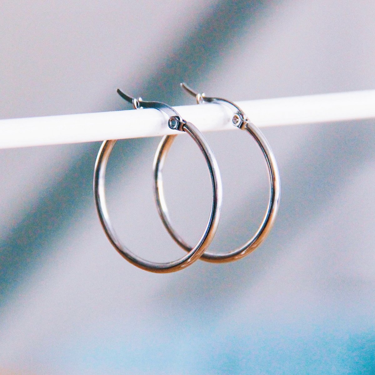 Creoles 30mm - silver
