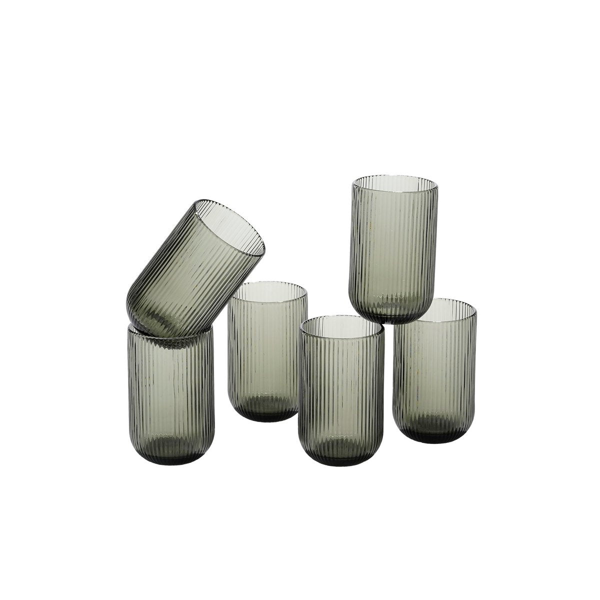 Merlot Drinkglas - 400 ml - Glas -Grijs