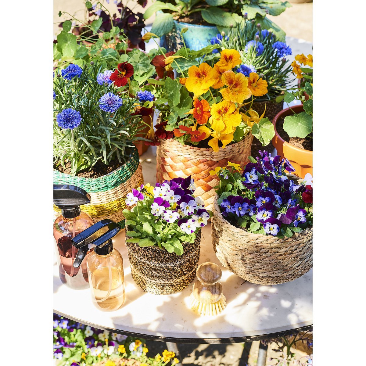 Jorck Plant Basket - Set of 3 - H24 x Ø26 cm - Light Brown