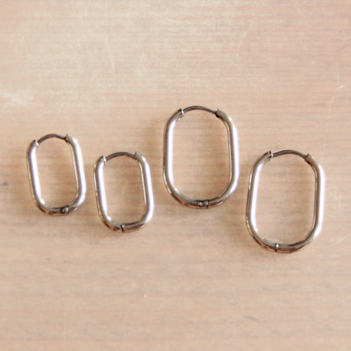 Creool ovaal 21mm - zilver