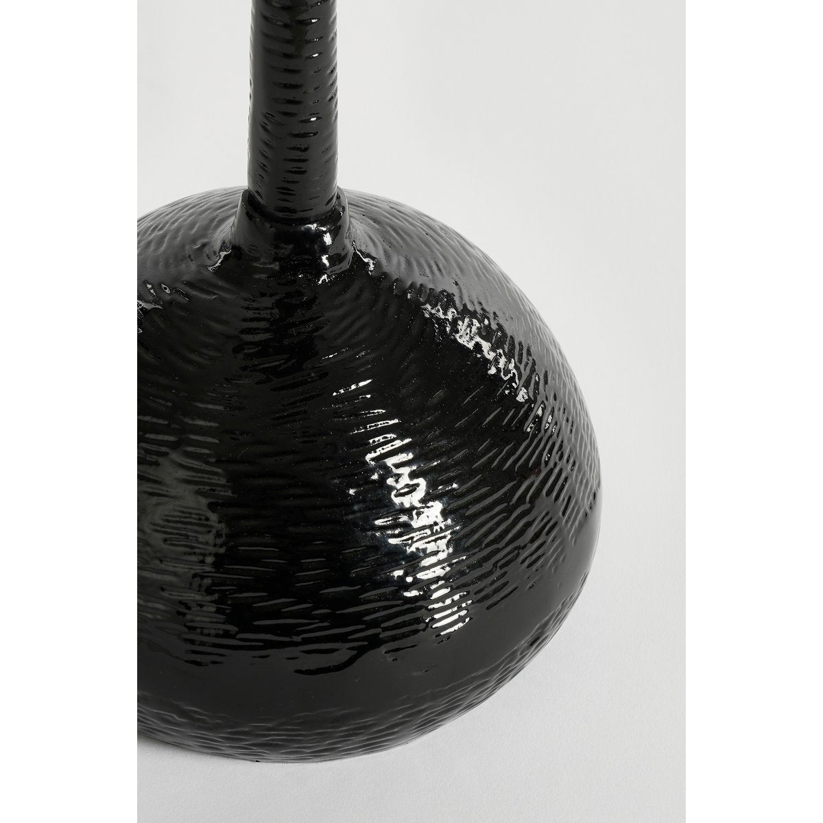 Colin Side table - H58 x Ø34 cm - Black