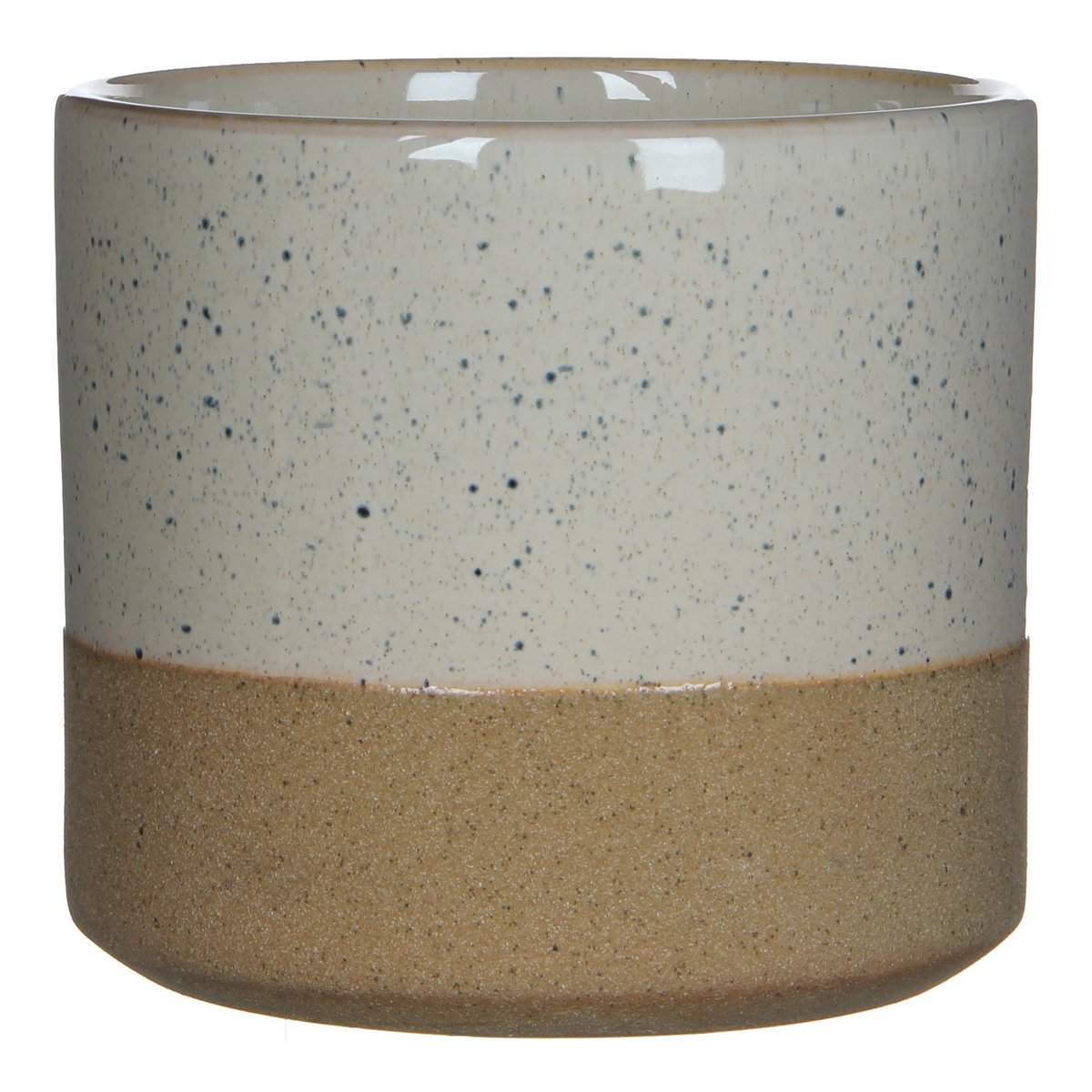 Lago Flowerpot - H17 x Ø18 cm - White