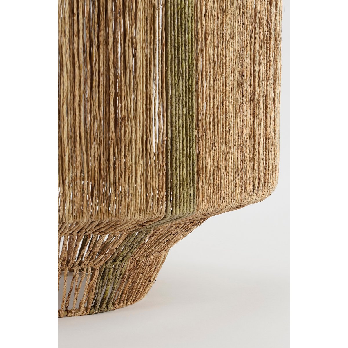 Liliano Lantern - H51 x Ø40 cm - Jute - Dark green