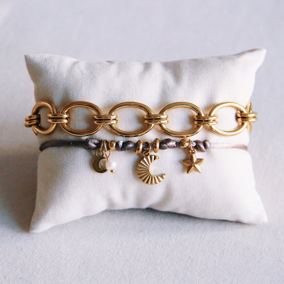Armband met schakels - goud