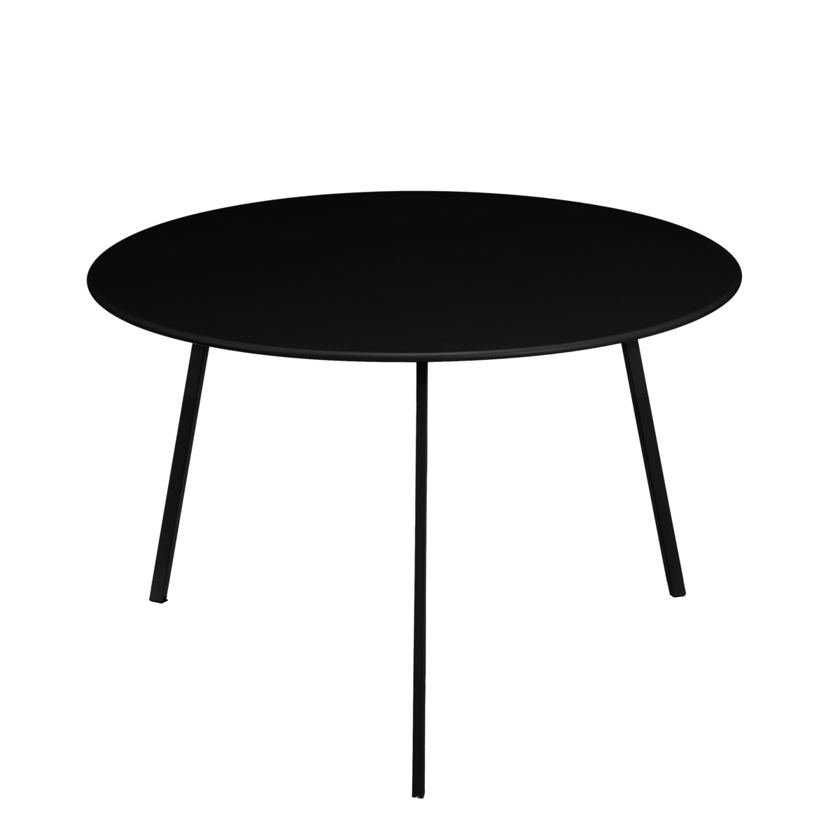 Seatle Bijzettafel voor buiten - H38 x Ø58 cm - Metaal - Zwart