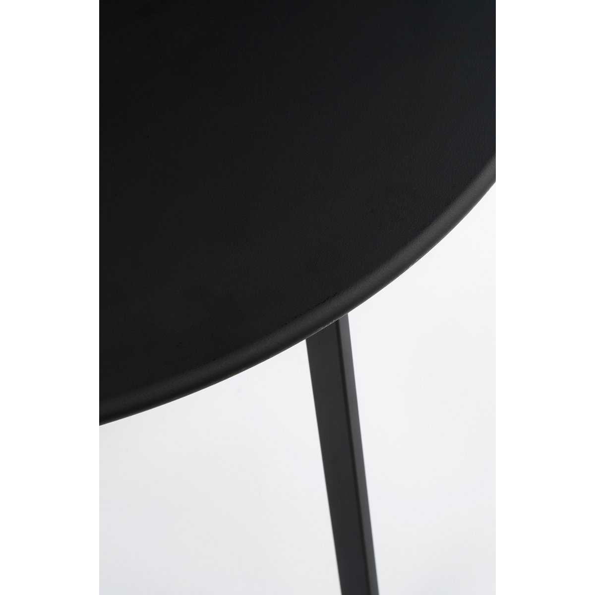 Seatle Bijzettafel voor buiten - H38 x Ø58 cm - Metaal - Zwart