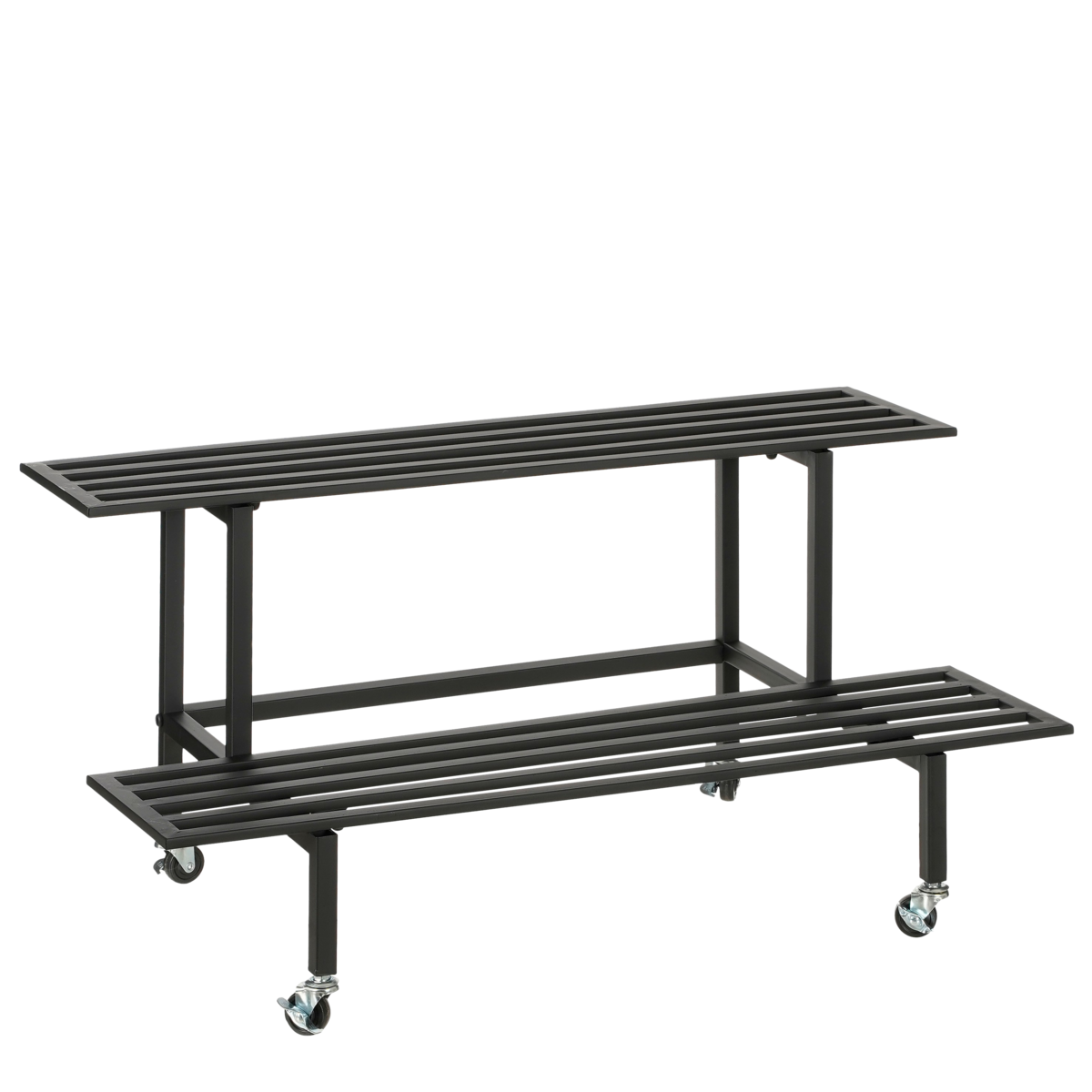 Greenrax Plant table - L90 x W44 x H42 cm - Metal - Black
