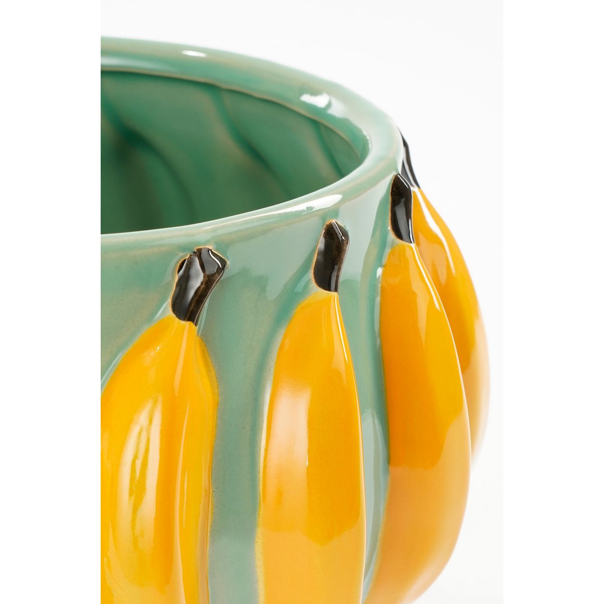 Moza Flowerpot Indoor - H18 x Ø24 cm - Ceramic - Light Green