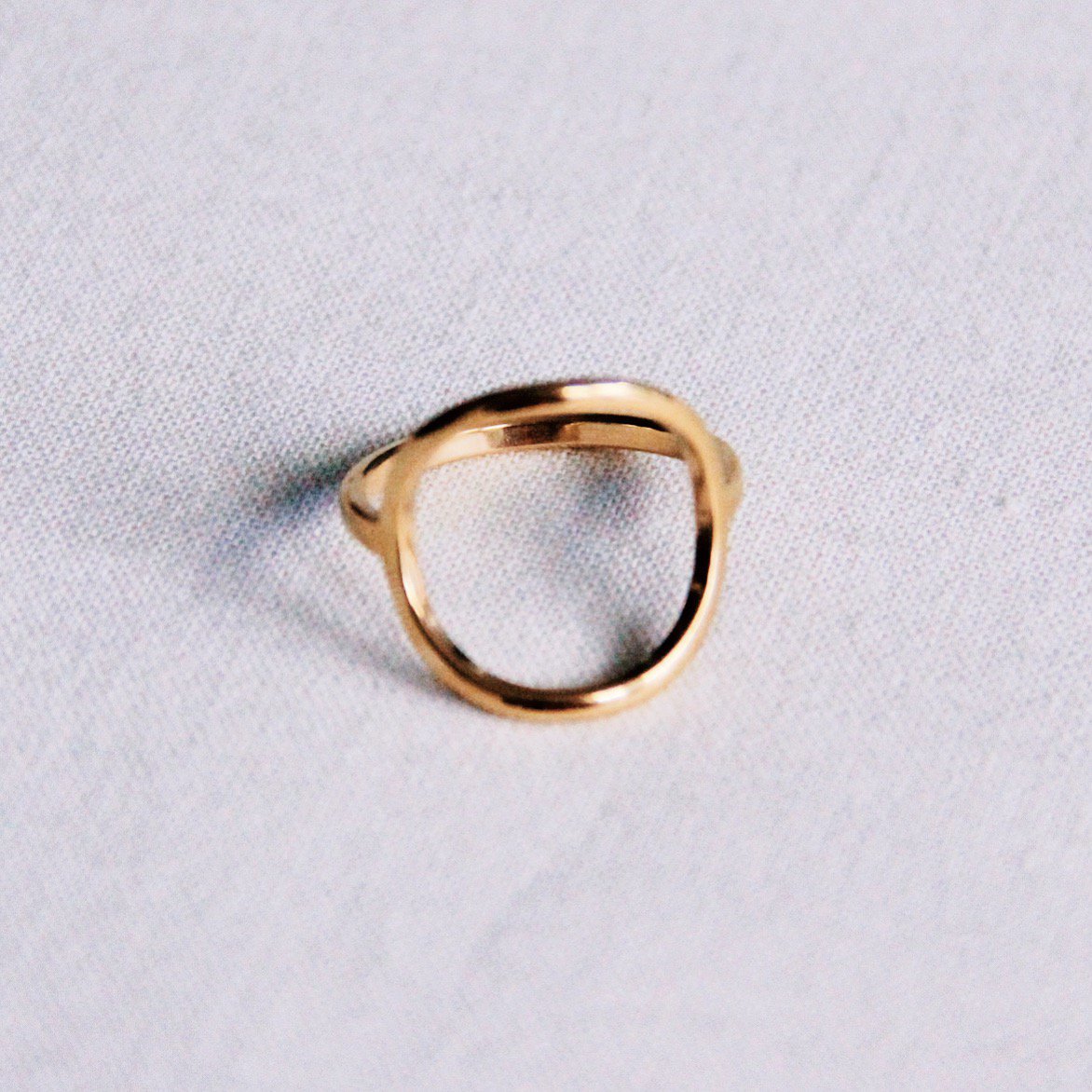Ring met open rondje
