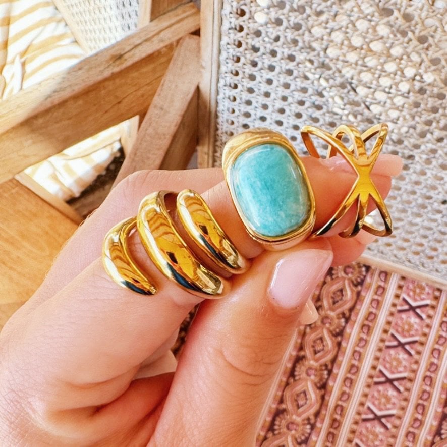 Statement ring shaped