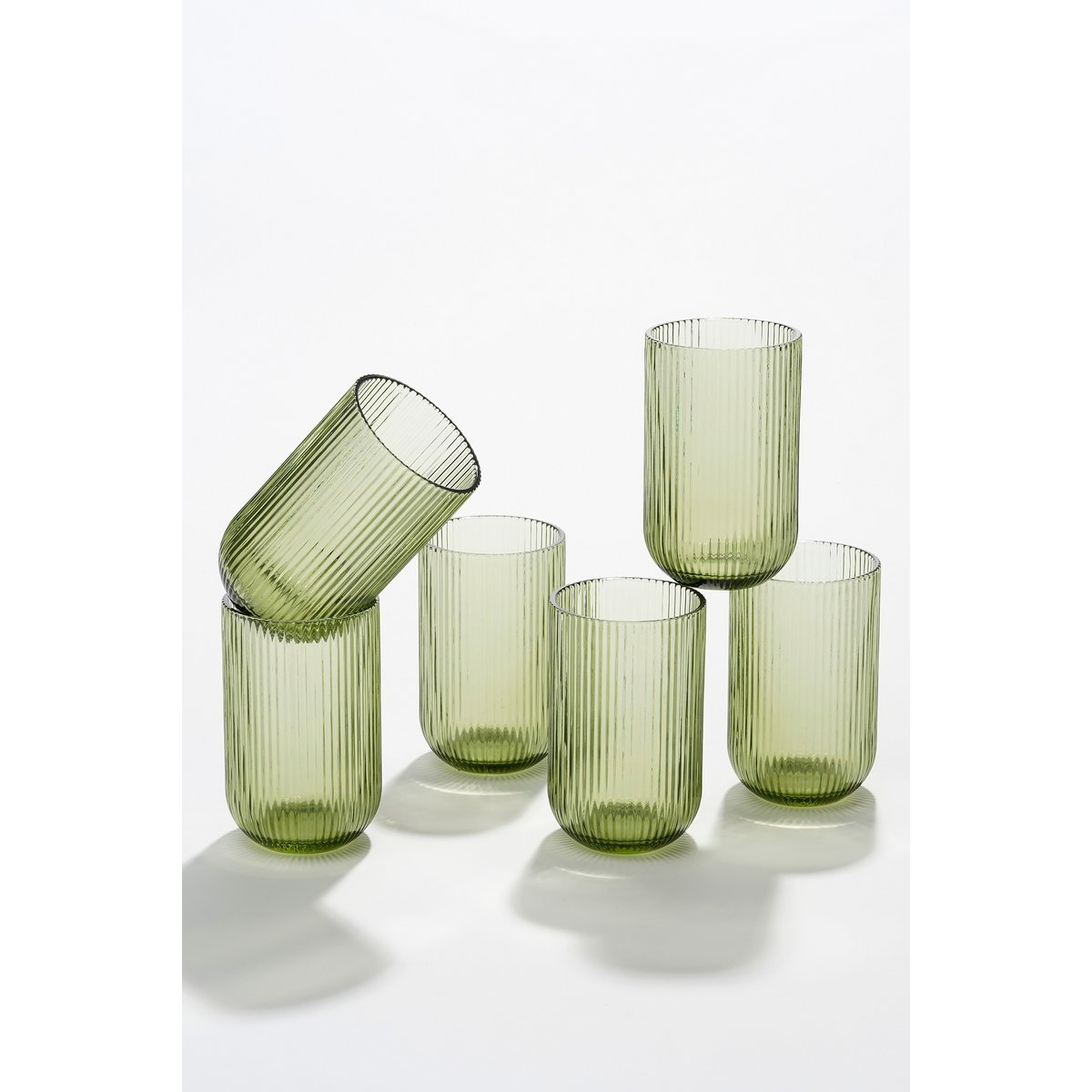 Merlot Drinking Glass - 400 ml - Glass - Light Green