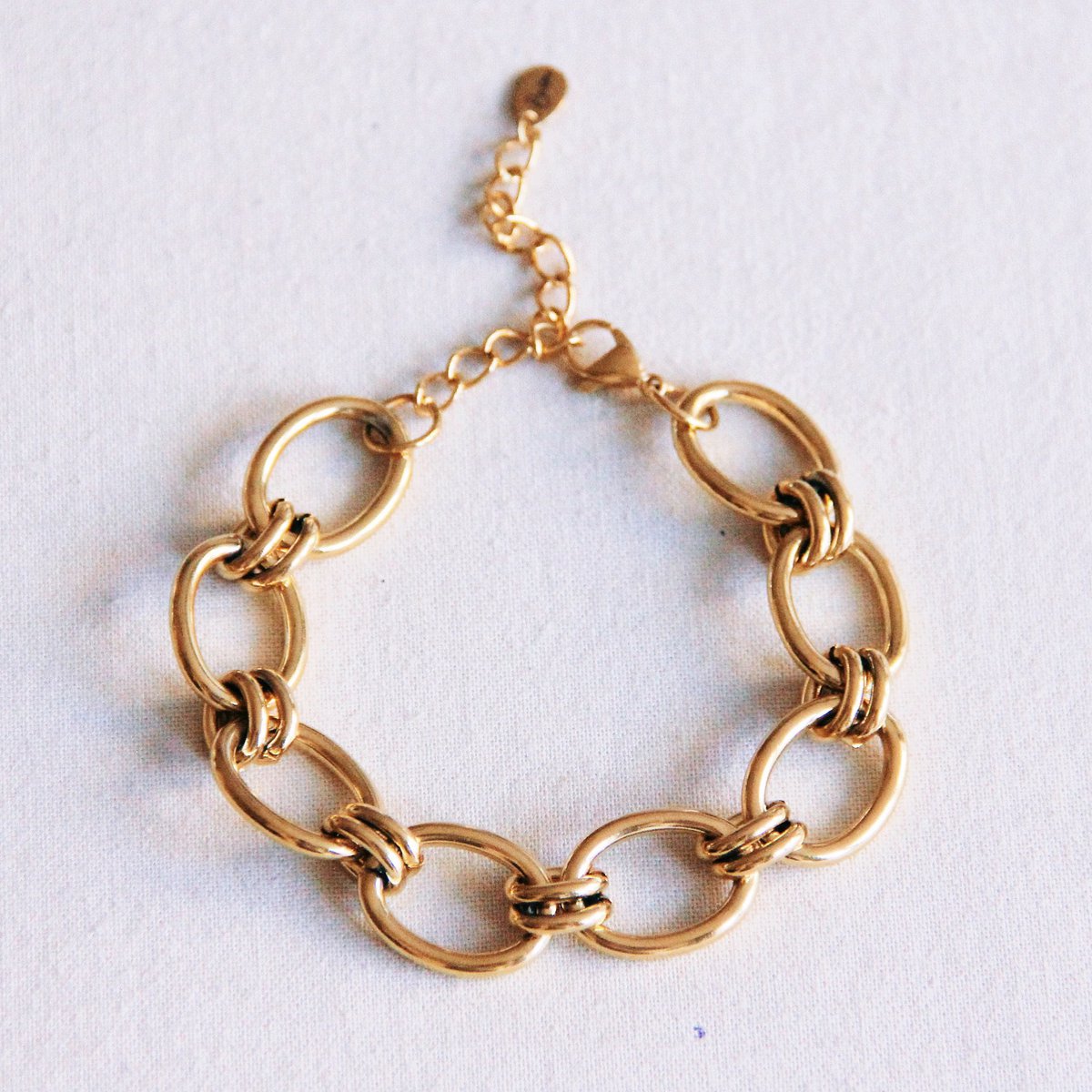 Armband met schakels - goud