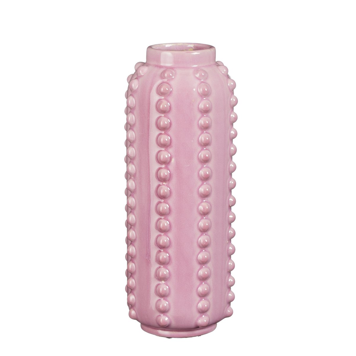 Boaz vaas - H30 x Ø11 cm - Keramiek - Roze