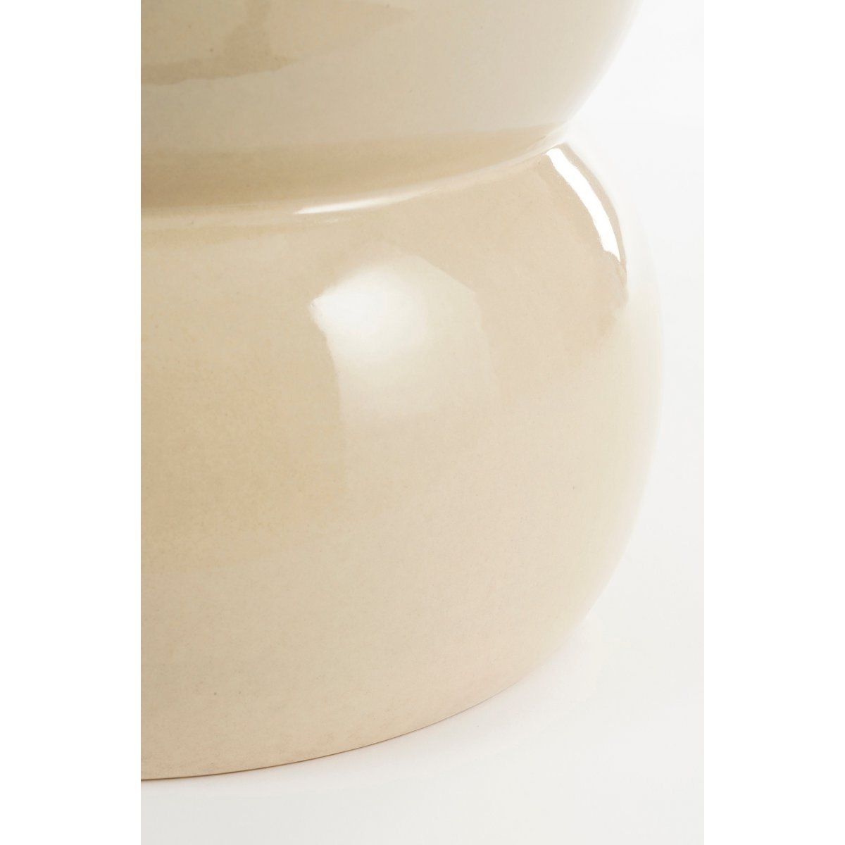 Vendi Bijzettafel - H40 x Ø35 cm - Crème