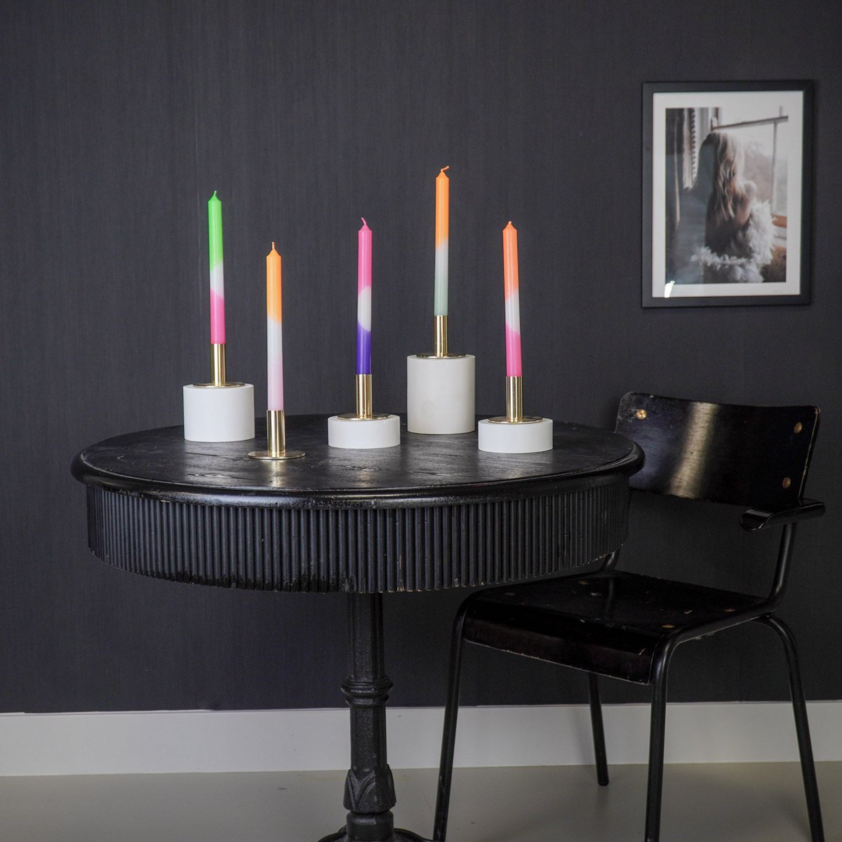 Taps - dipdye - was - roze/wit/paars - S4