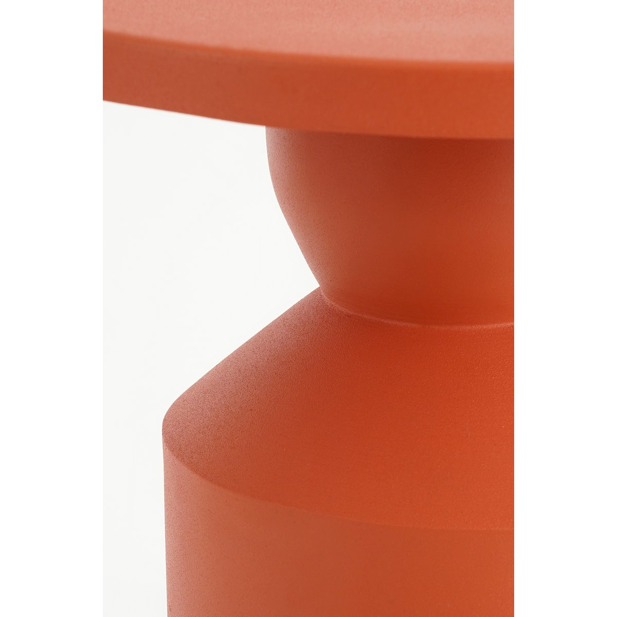 Feroza Bijzettafel - H51 x Ø30 cm - Oranje