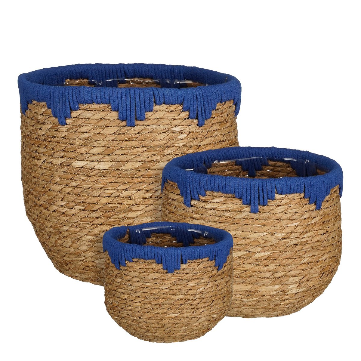 Jorck Plant Basket - Set of 3 - Blue