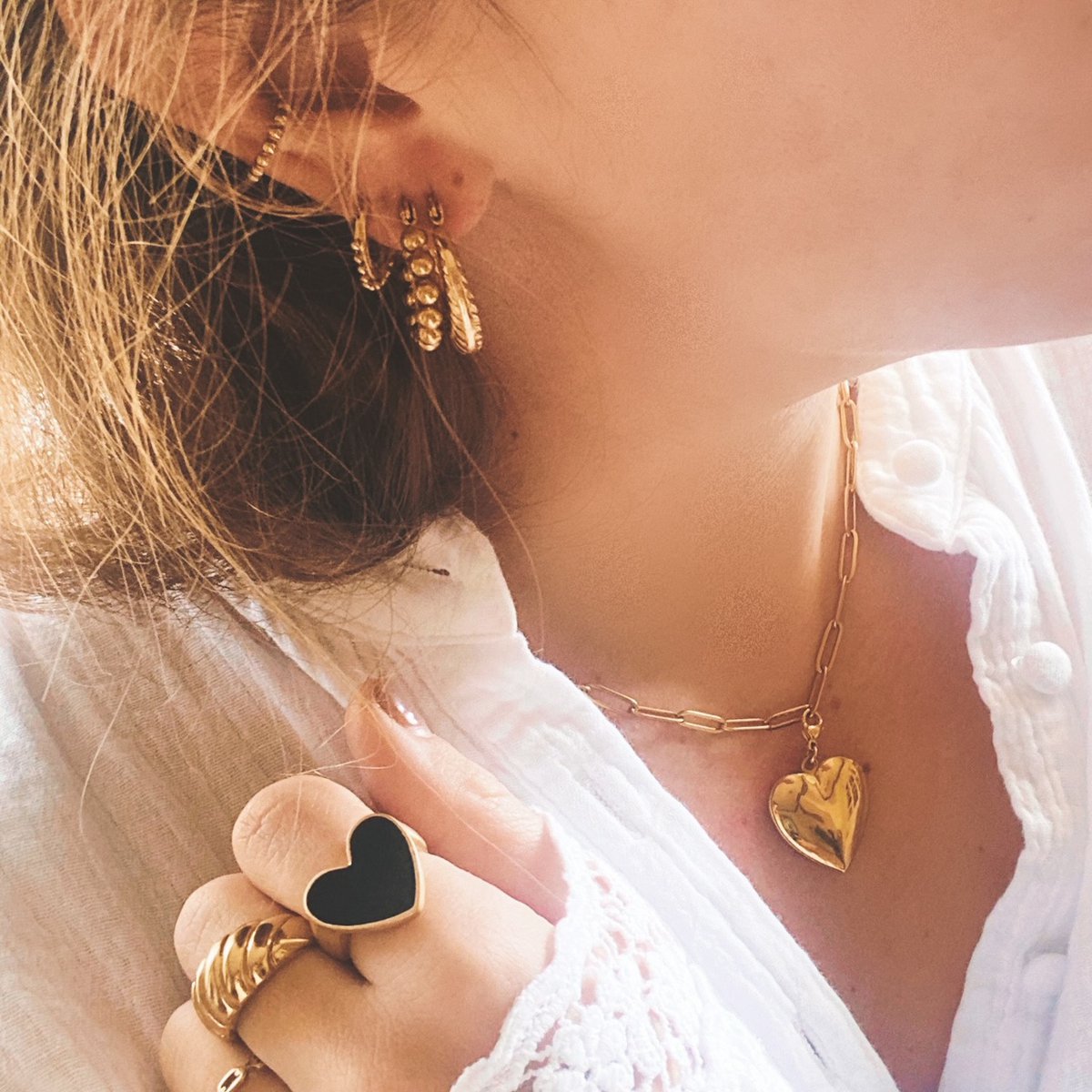 Hanging earring 20mm