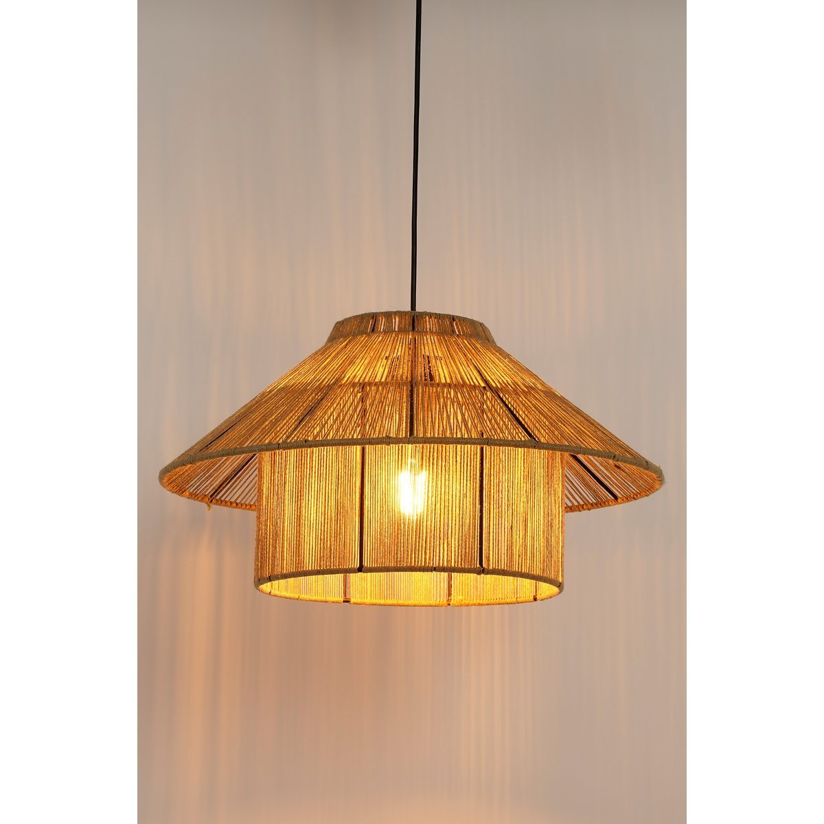 Elsa Pendant Lamp - H28 x Ø50 cm - Jute