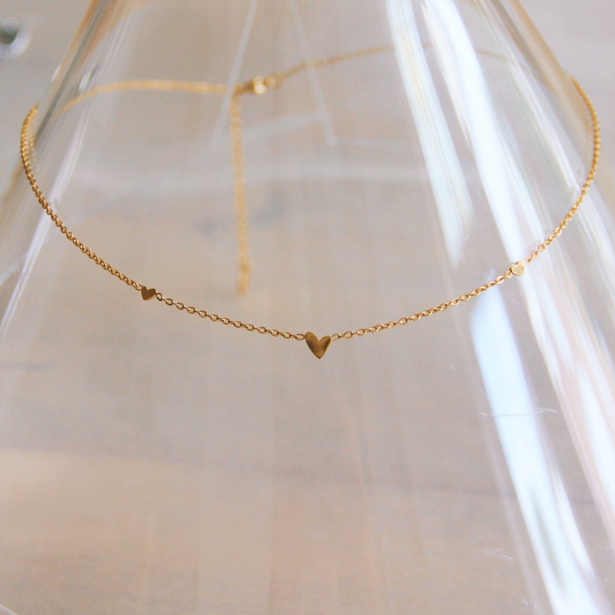Ketting met hartjes