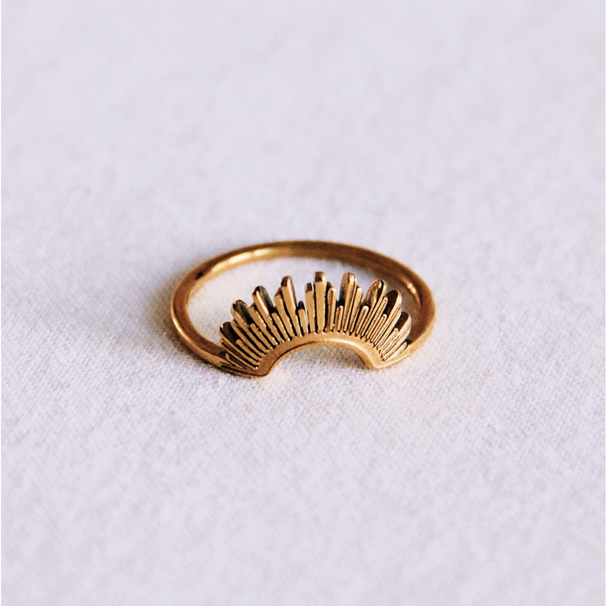 Ring sunrise - gold