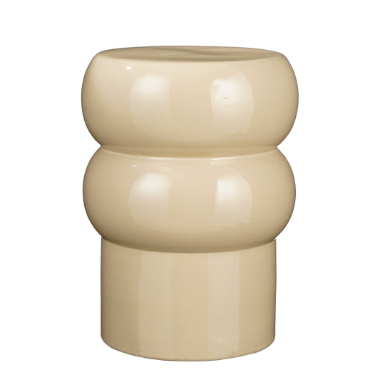 Vendi Bijzettafel - H44 x Ø32 cm - Crème