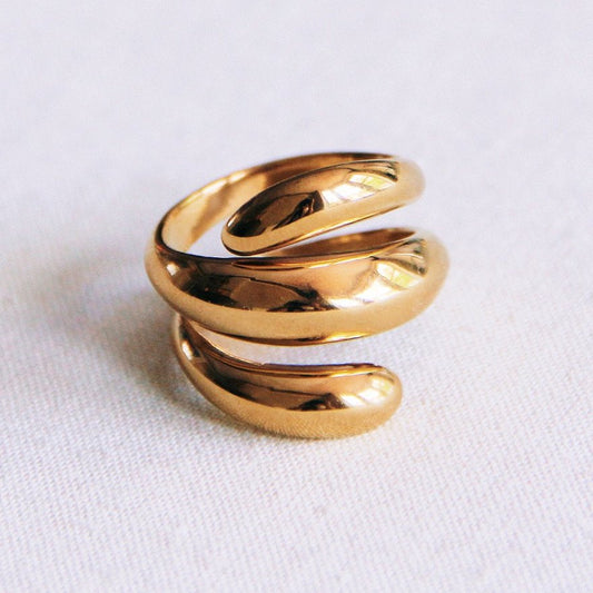 Statement ring gevormd