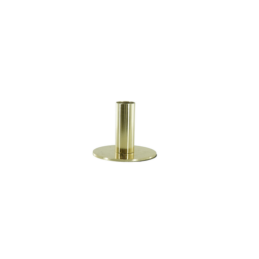 Candlestick - Base - metal - gold - 8x8x6.5 cm