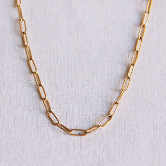Ketting schakel - goud