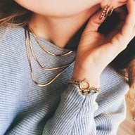 Creole 14mm ball - gold