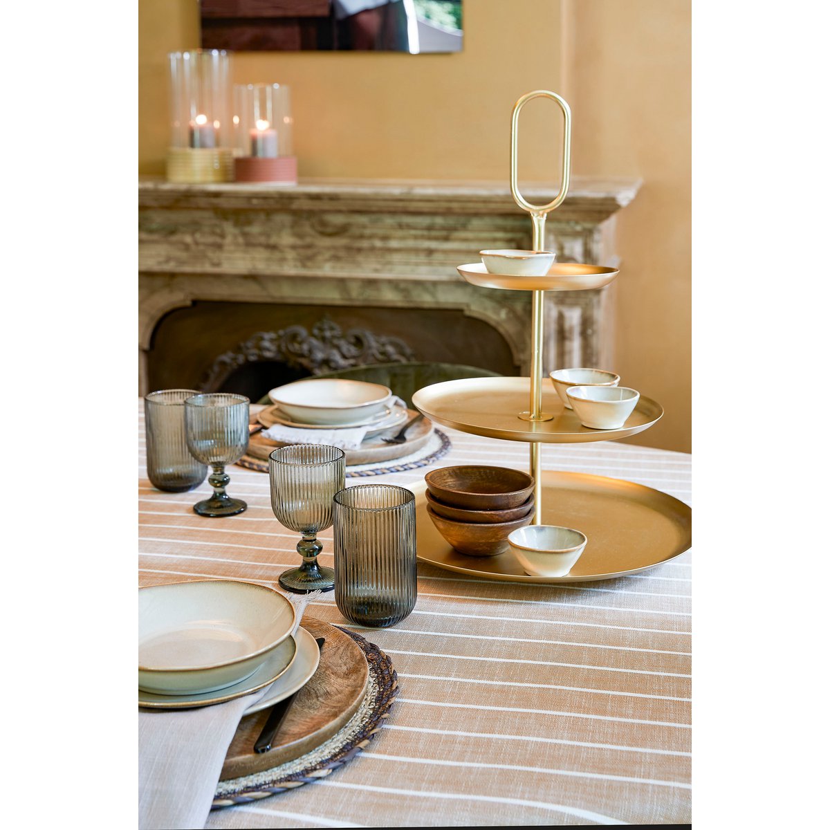 Rama Etagere 3 Laags - Goud