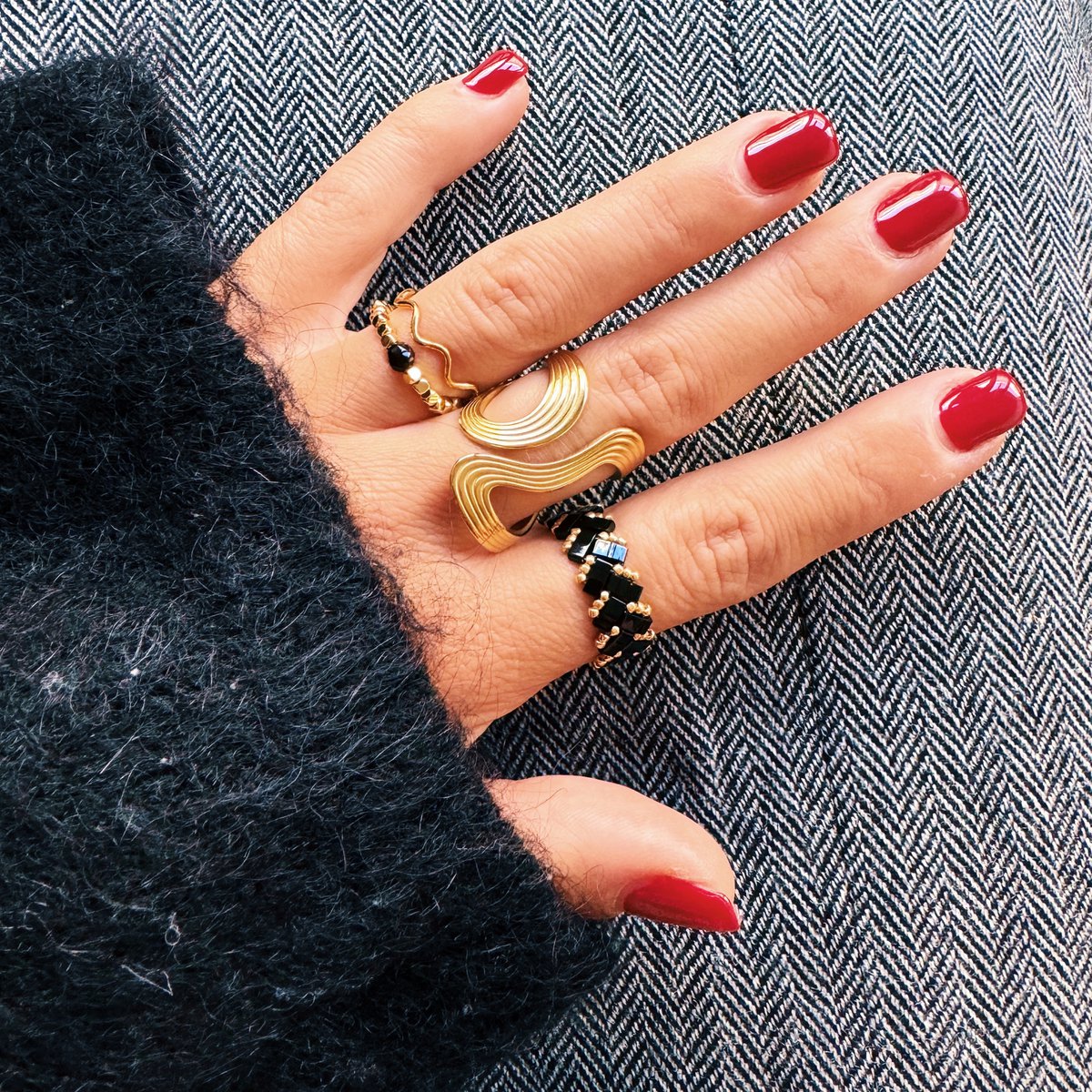 Retro statement ring XL