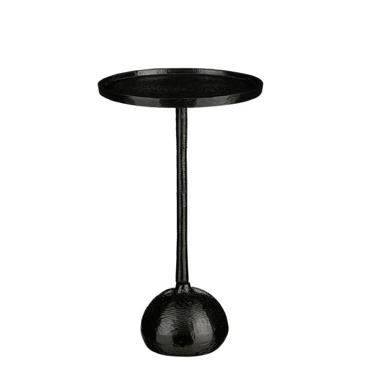 Colin Side table - H58 x Ø34 cm - Black