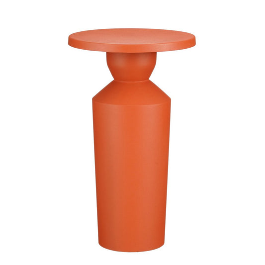 Feroza Bijzettafel - H51 x Ø30 cm - Oranje