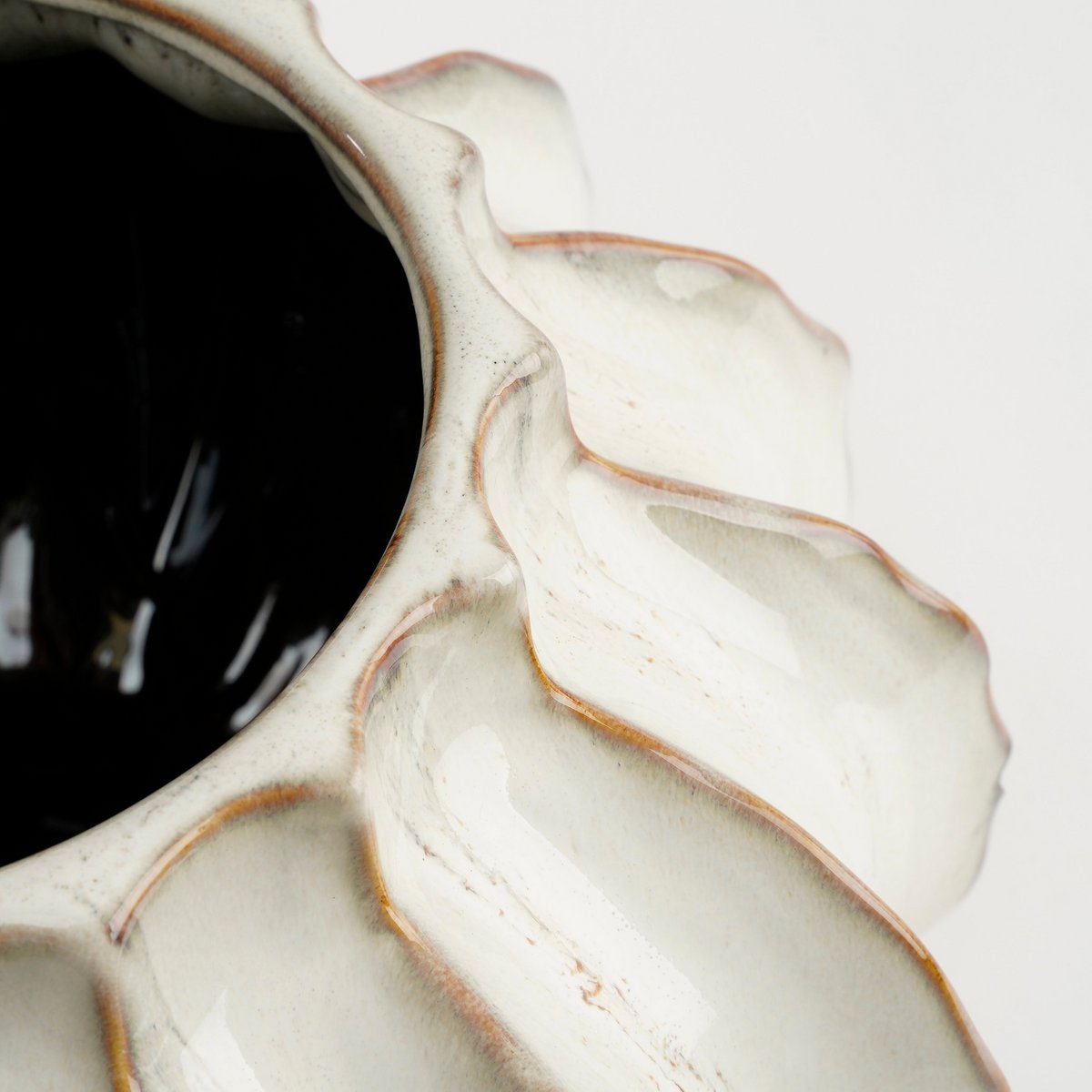 Altea Vase - H35 x Ø33 cm - Ceramic - Off White